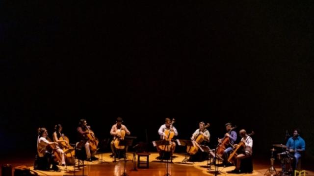 O Grupo UDI Cello Ensemble é uma orquestra de violoncelos do Triângulo Mineiro, dirigida por Kayami Satomi, professor de violoncelo da UFU (Foto:Marcio Spao/Divulgação)